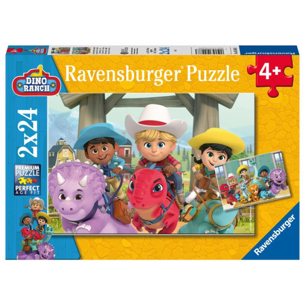 Ravensburger puzzel Dino Ranch 2x24pcs