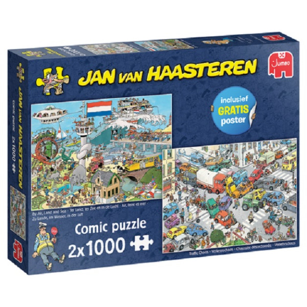 Jumbo JvH ter land, ter zee 2x1000pcs