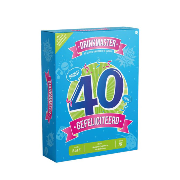 Paperdreams Drinkmaster - 40 jaar