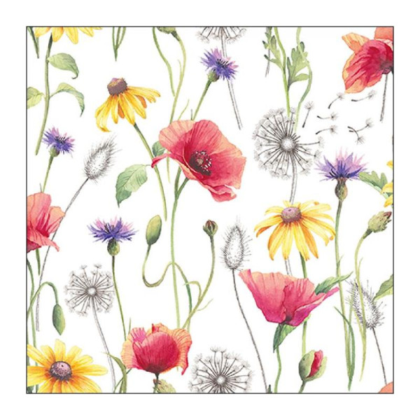 Ambiente Servetten Poppy Meadow 33x33cm