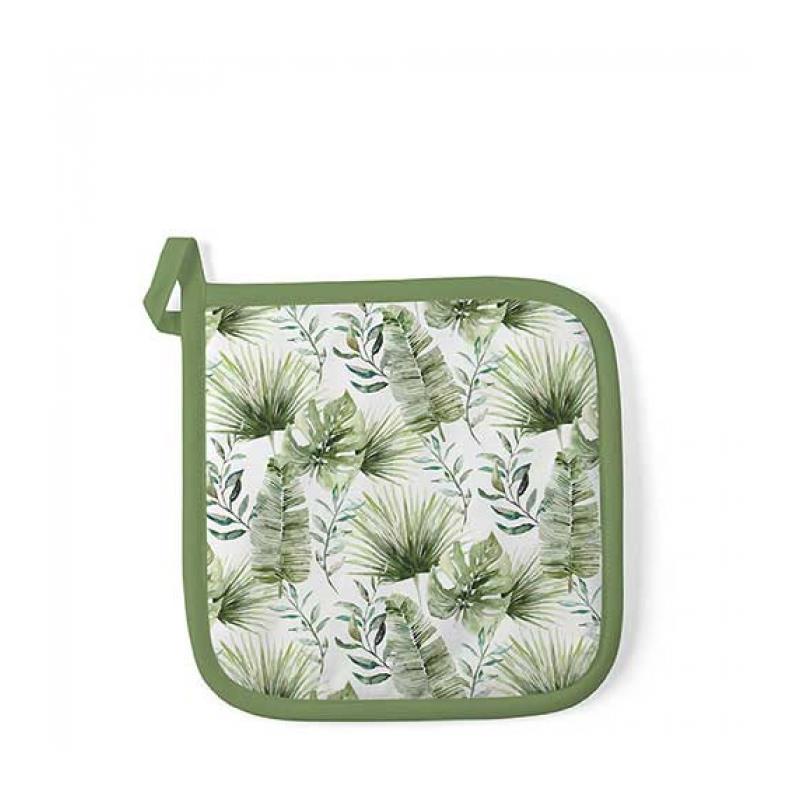 Ambiente Pannenlap Jungle Leaves White