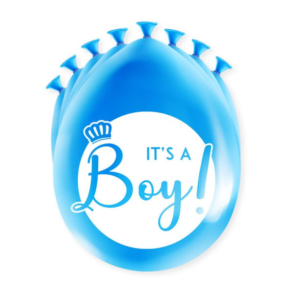 Happy party ballon - It's a boy 8 st