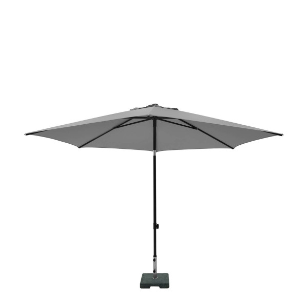 Parasol ELBA PUSH-UP 300cm licht grijs