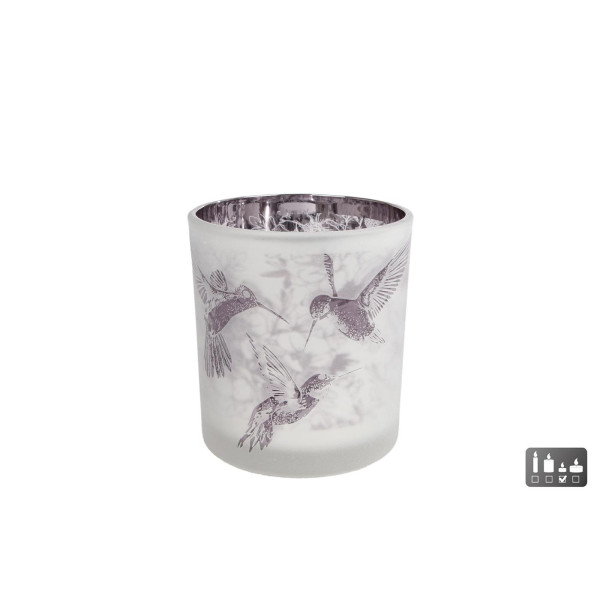 Theelichthouder Hummingbird S glas