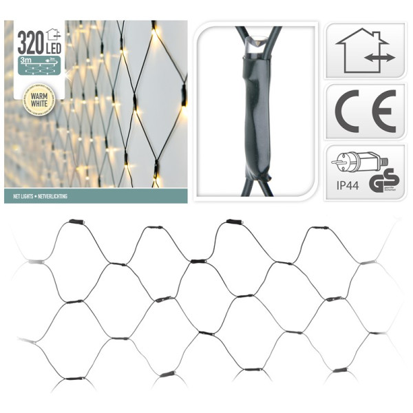 Netverlichting 320L warmwit buiten