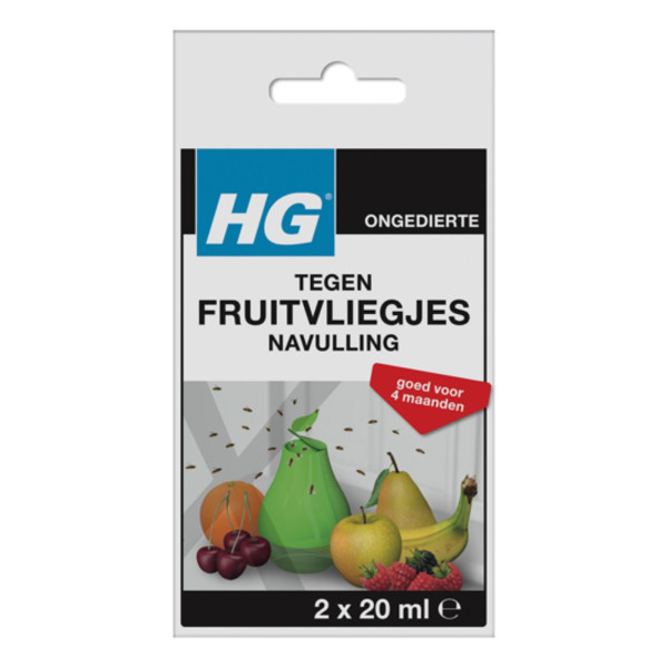 HGX fruitvliegjesval navulling 2x20ml