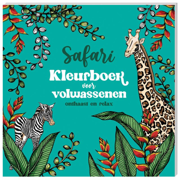 Kleurboek voor volwassenen - Safari