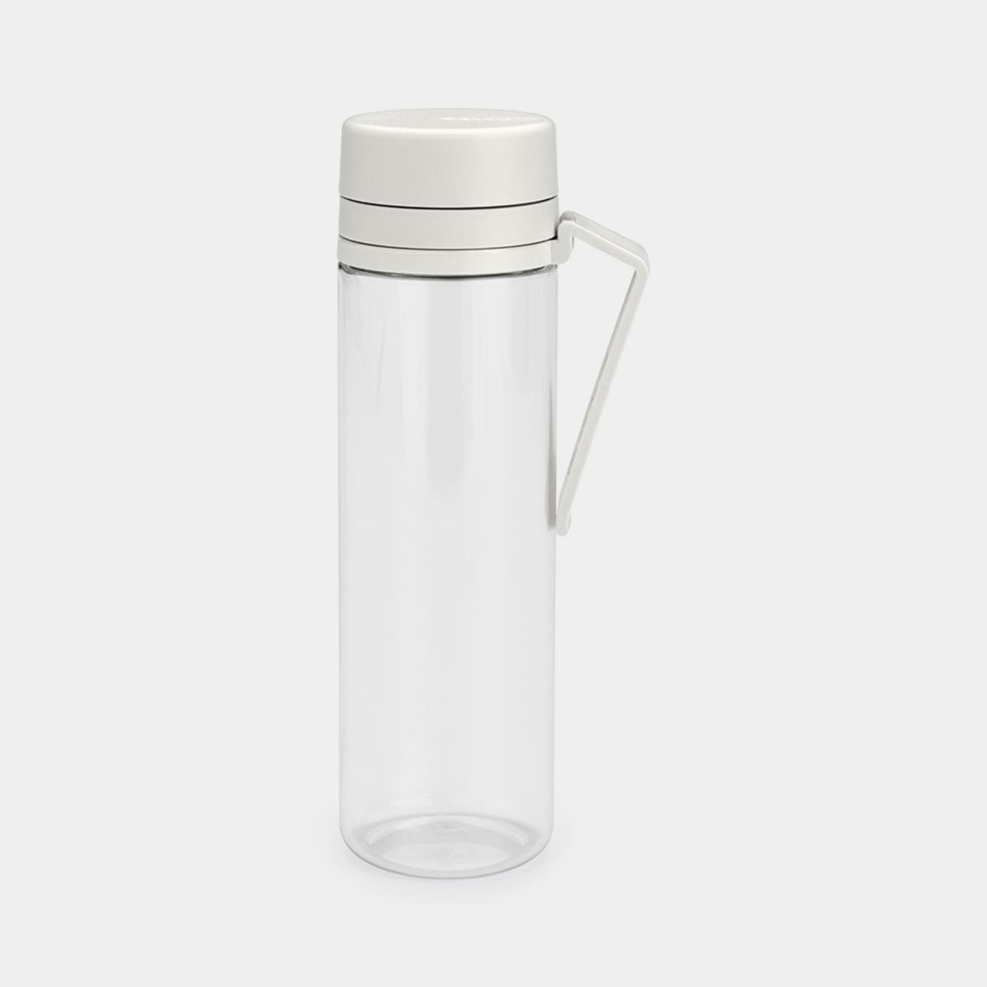 Brabantia Make & Take waterfles met zeef 0,5 liter light grey