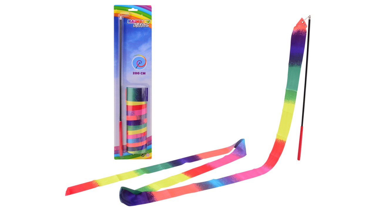 John Toy Outdoor Fun Rainbow Ribbon 200cm