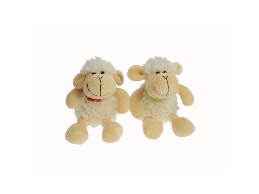 Pluche Schaap Soft 12cm Met Sleutelring. Verkrijgbaar In Twee Verschillende