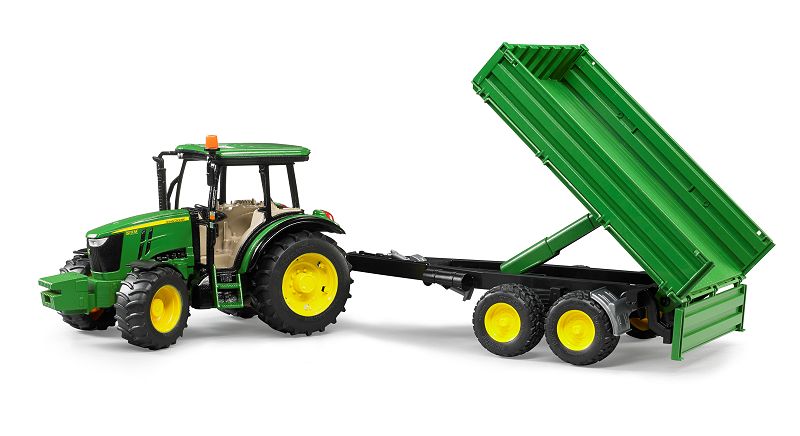 John Deere 5115m Met Oplegger Bruder (02108)