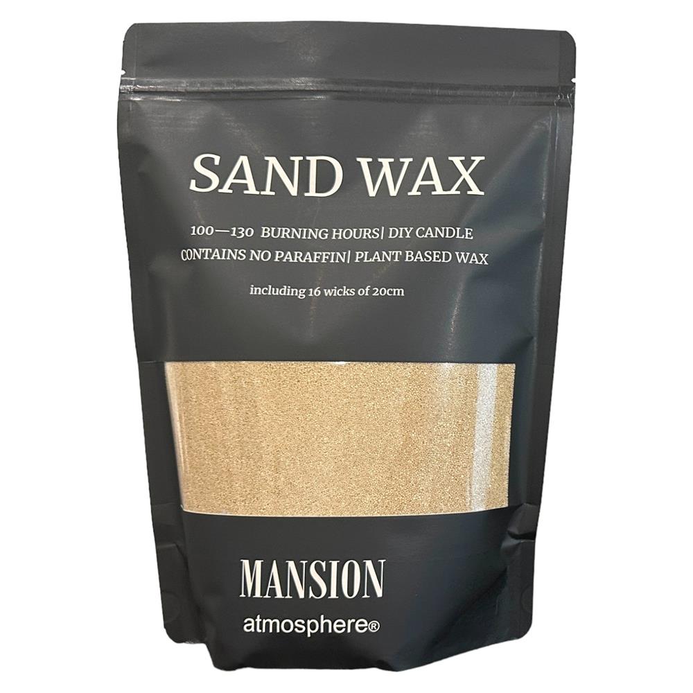 Mansion Atmosphere Sand Wax Bruin 1kg Ziplock Zak 16x20cm Met Lonten