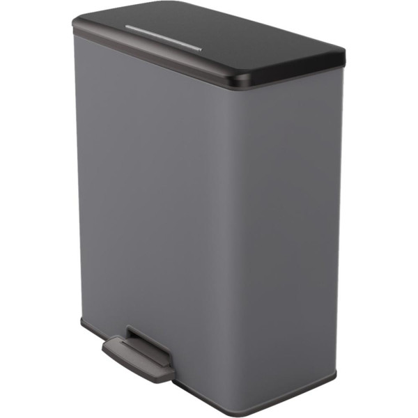 Curver Deco Bin Duo 26L+26L Cool Grey