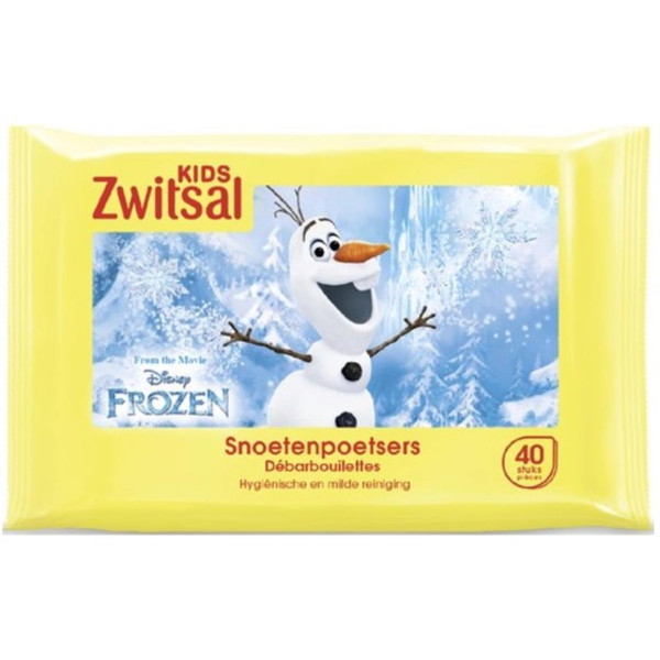 Zwitsal Snoetenpoetsers Frozen 40 stuks