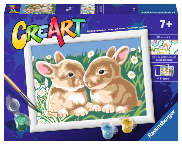 Ravensburger CreArt Fluffy Bunnies