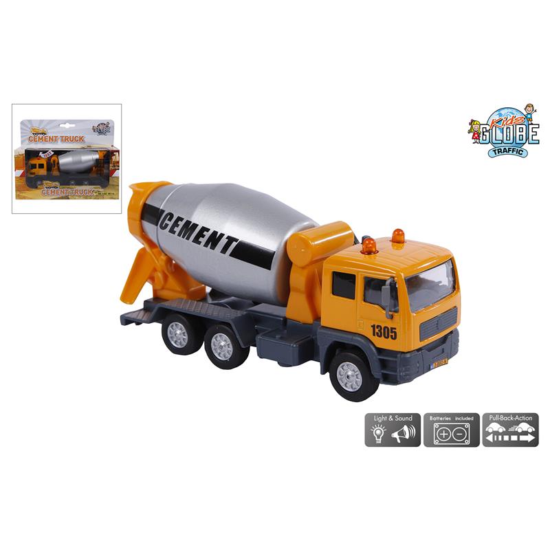 Die Cast Pull Back Betonmixer