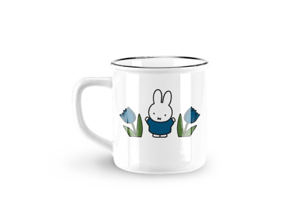 Mok Nijntje tulpen Ø8xh7,5cm blauw