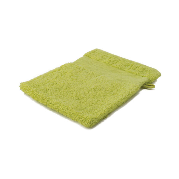 Washandje 15x21cm lime 6 stuks