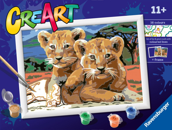 Ravensburger CreArt Little Lion Cubs