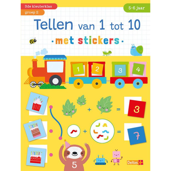 Tellen van 1 tot 10 met stickers (5-6 j)