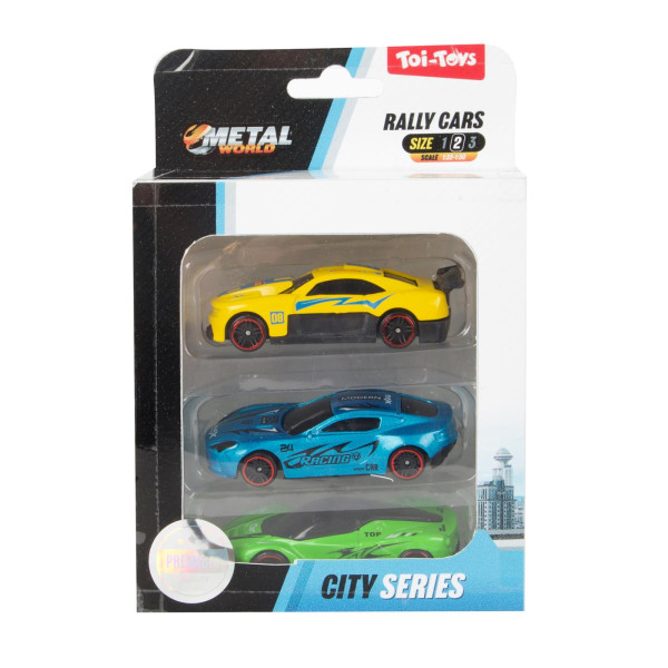 Toi Toys Rally race auto Classic set a 3