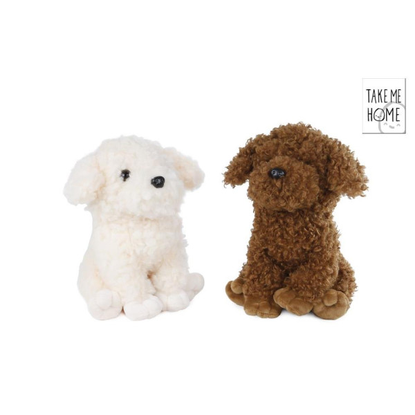 Take Me Home Pluche Hond poedel 26cm