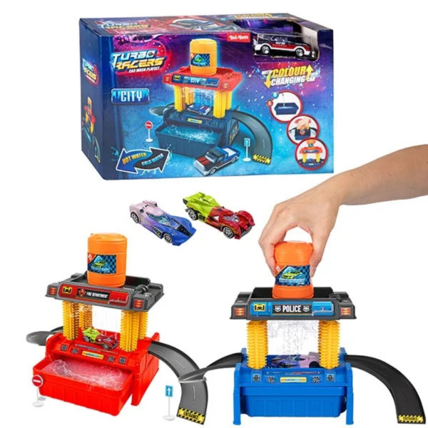 Toi Toys Turbo racers carwash 24-delig