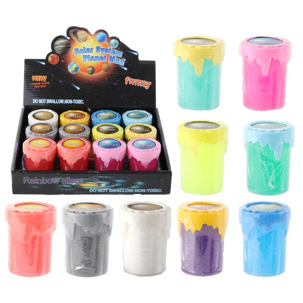 Solar system slime/putty planeet 70 gram