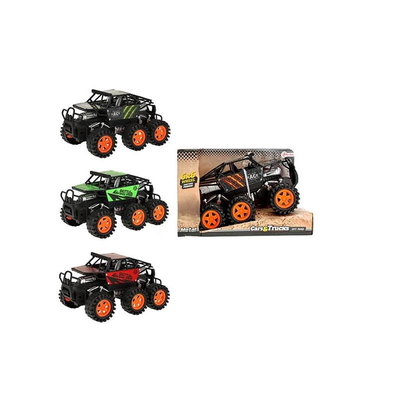 Toi Toys Monster truck 6 wielen frictie