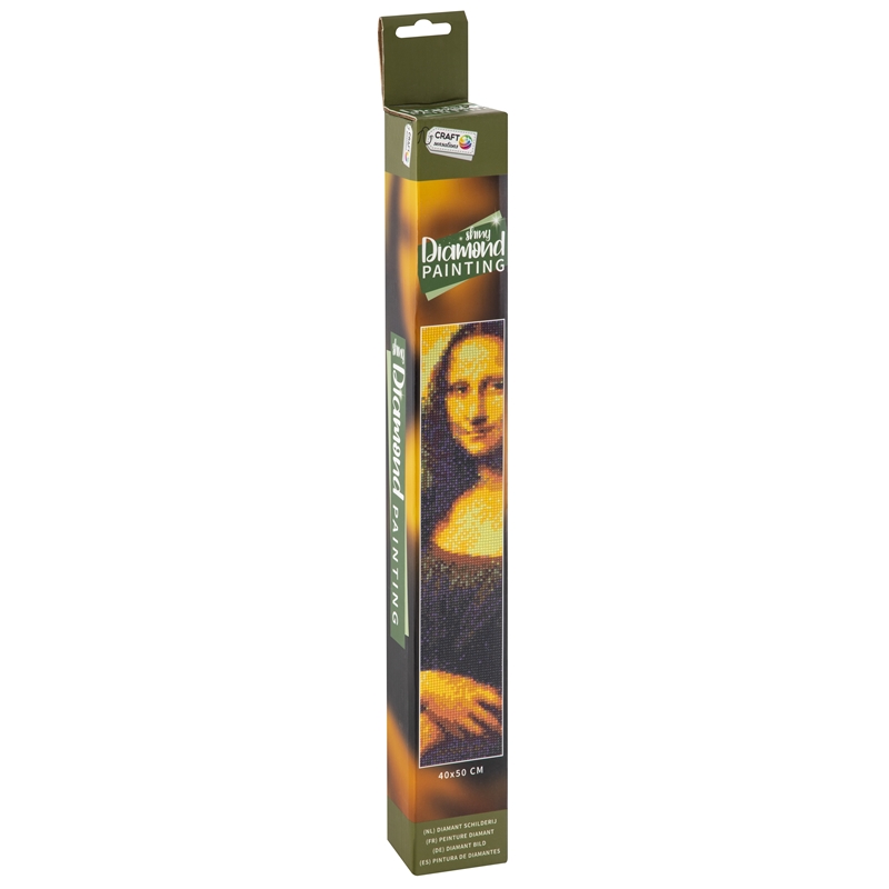 Grafix Diamond Painting - Mona Lisa 40x50cm ( Exclusief Lijst )