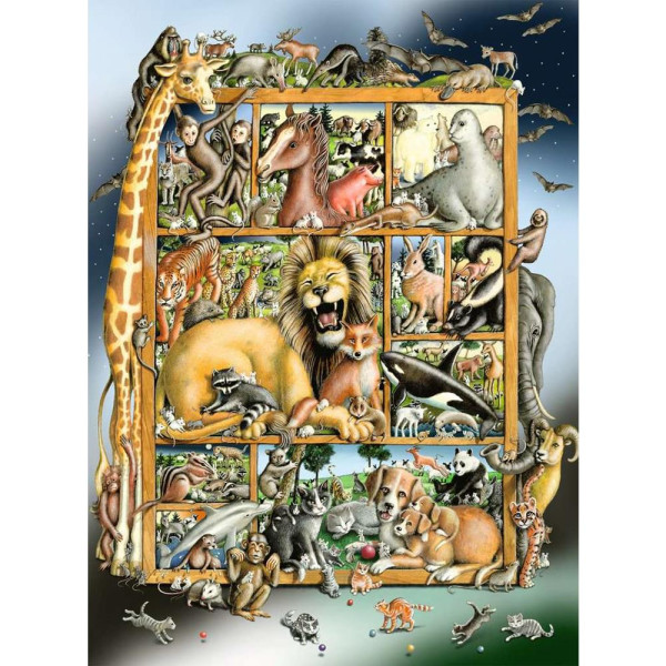 Ravensburger puzzel Dieren collage