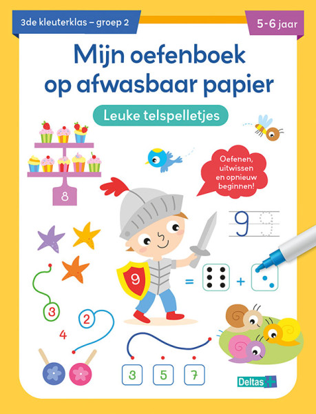 Mijn oefenboek Leuke telspelletjes 5-6j.