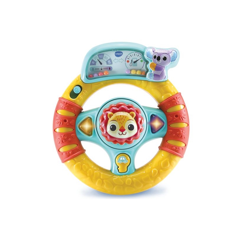 VTech Toeter & Draai Stuurtje 21,6 cm geel