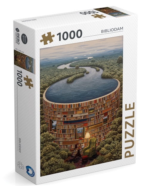 Rebo Puzzel Bibliodam 1000 Stukjes