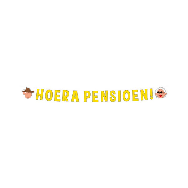 Letter banner - Pensioen