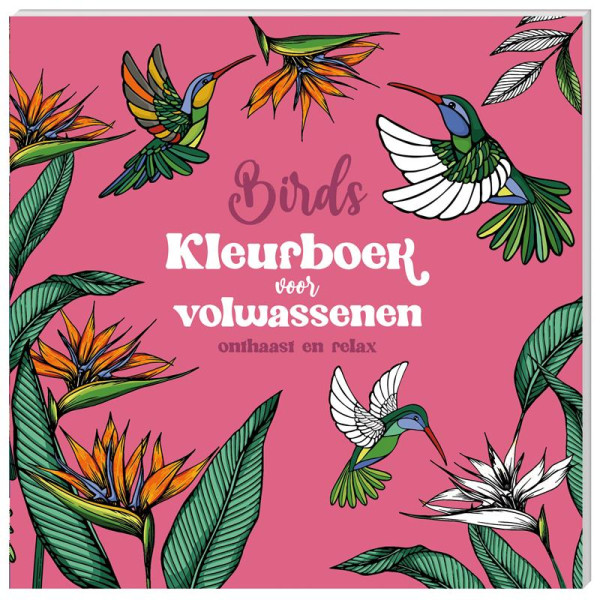 Kleurboek voor volwassenen - Birds