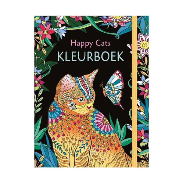 Deltas Happy Cats kleurboek volwassenen