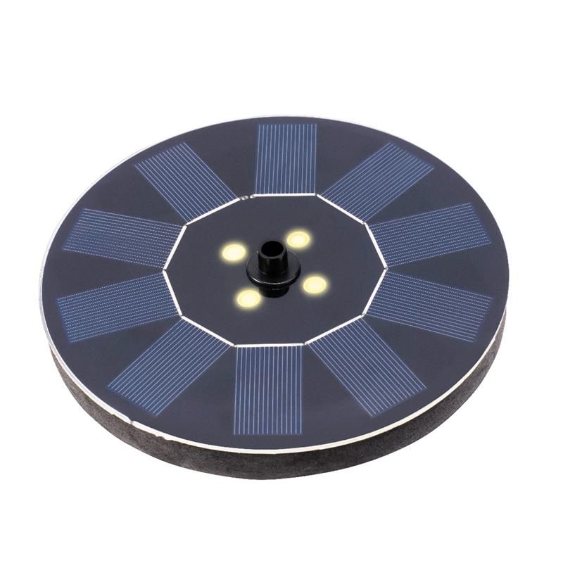 Lumineo Fontein Kunststof Dia16-H3.5cm- Op Solar Power Geen Constante