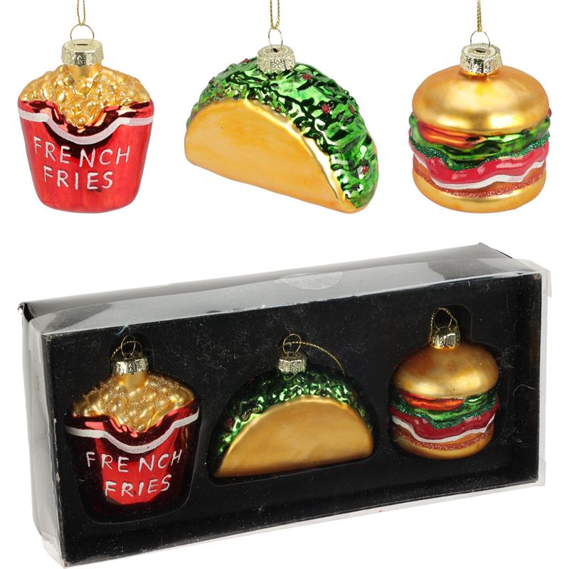 Snack Kerst Ornamentenset 3-delig