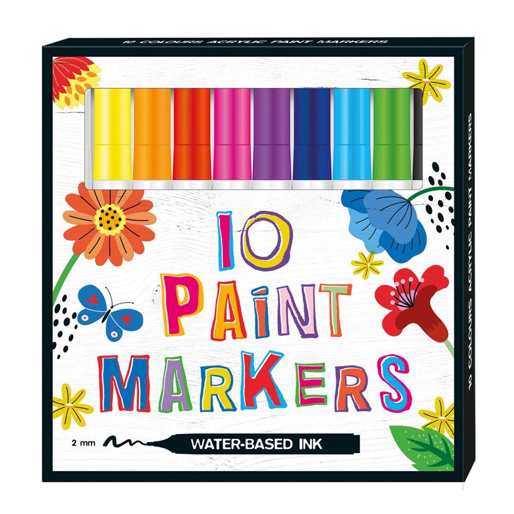 Paint Markers Etui A 10 Stuks