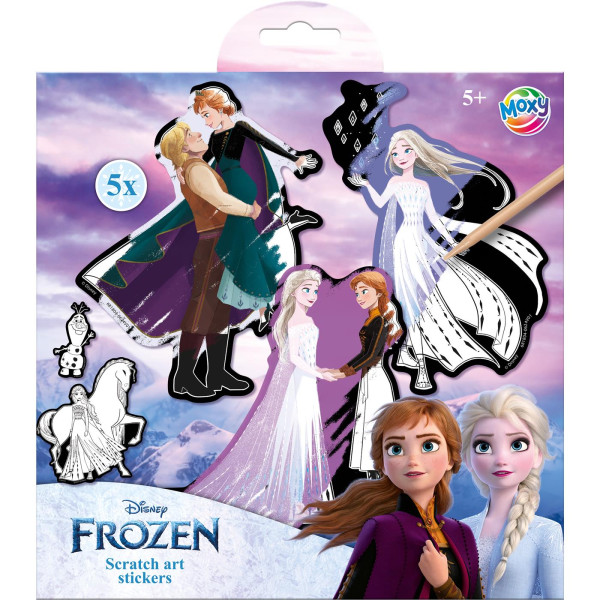 Moxy Frozen kraskunst stickers 5pcs