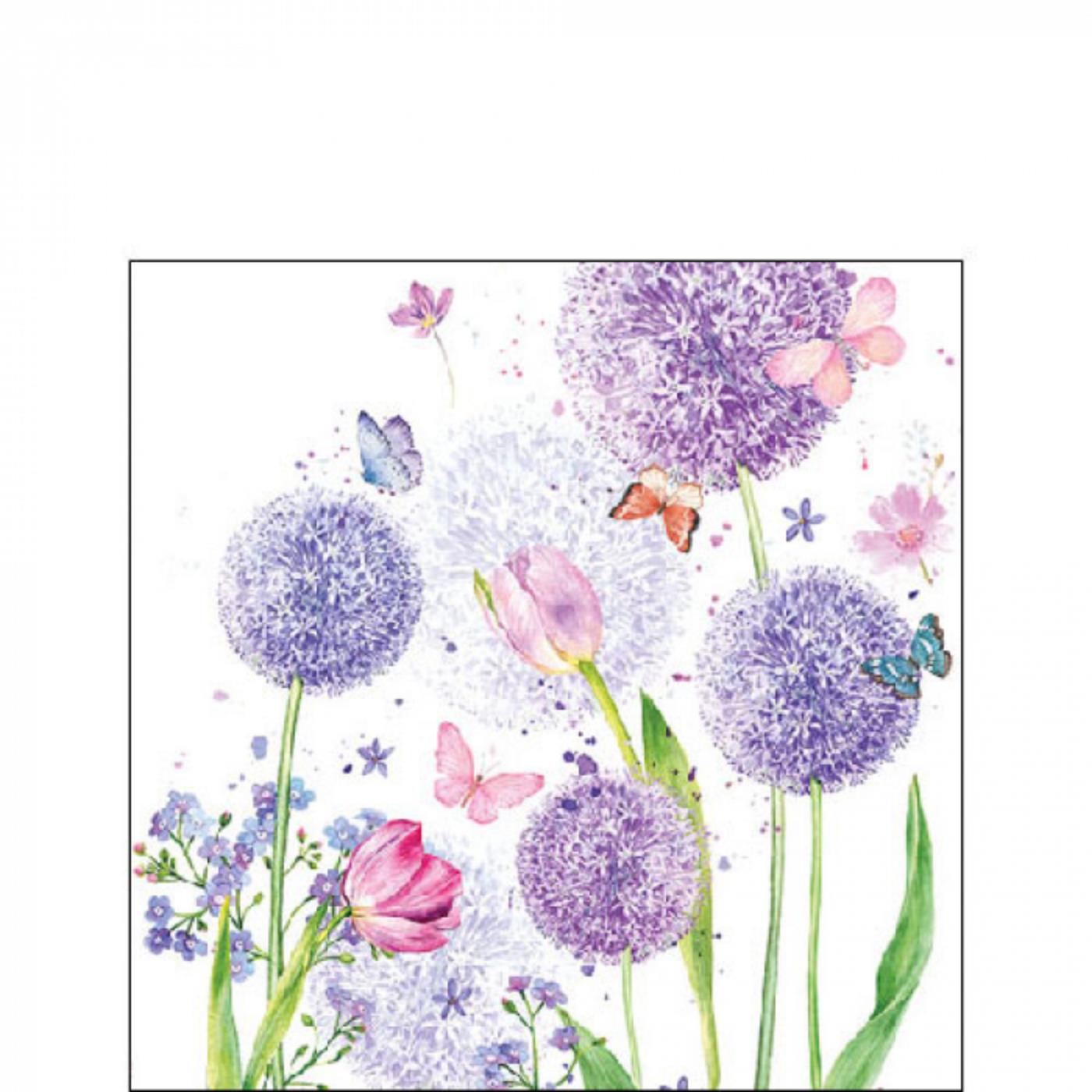 Ambiente Servetten Flower Beauty 25cm FSC Mix