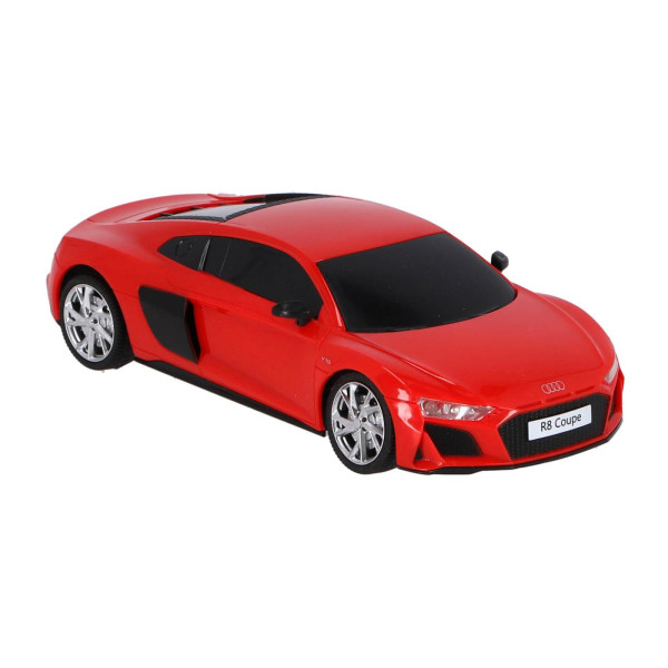 RC Audi R8 coupé rood schaal 1:24