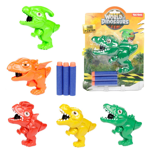 Toi Toys Mini dinopistool met 3 pijltjes