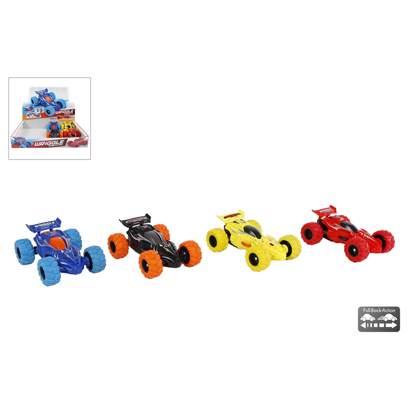 Wriggle Racing 360 Stunt Spinning Auto Frictie Pullback-action 13cm