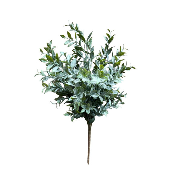 Kunsttak Buxus grijs 55cm