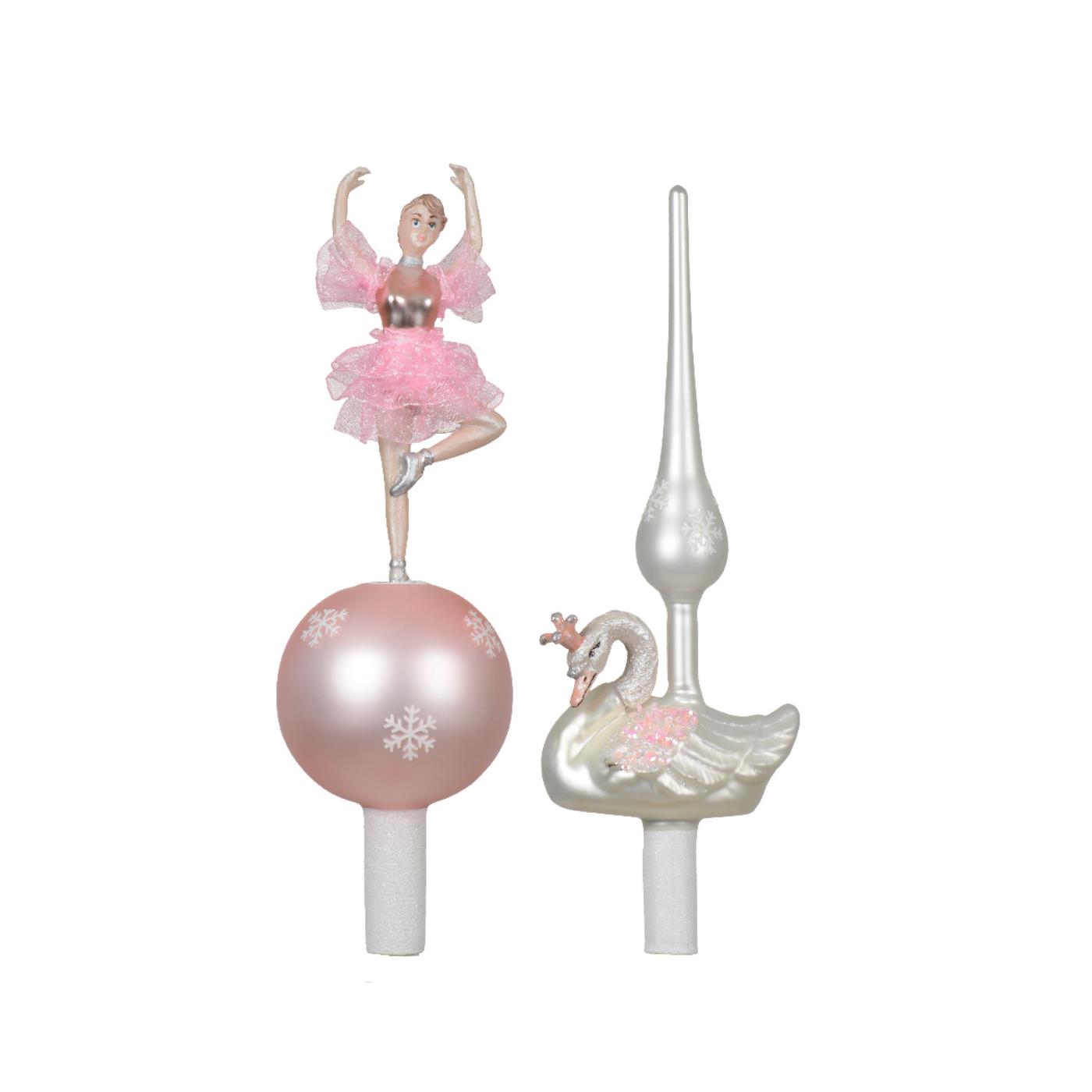 Decoris Piek Ballerina/Zwaan Van Glas Ca 29cm