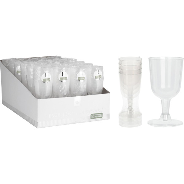 Wijnglas kunststof 160ml set van 4 stuks