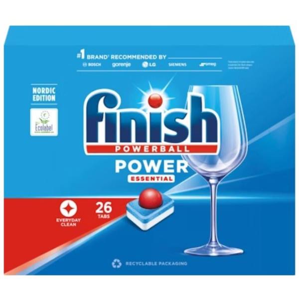 Finish Power Essential 26 stuks