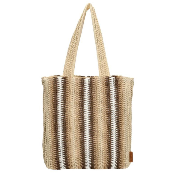 PE-Florence shopper natuur 33x38x8cm